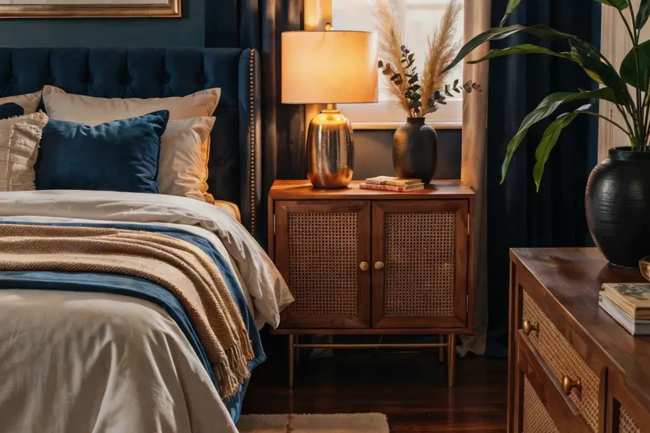 Before & After: How a chunky knit blanket + rug turned my bedroom into the coziest spot