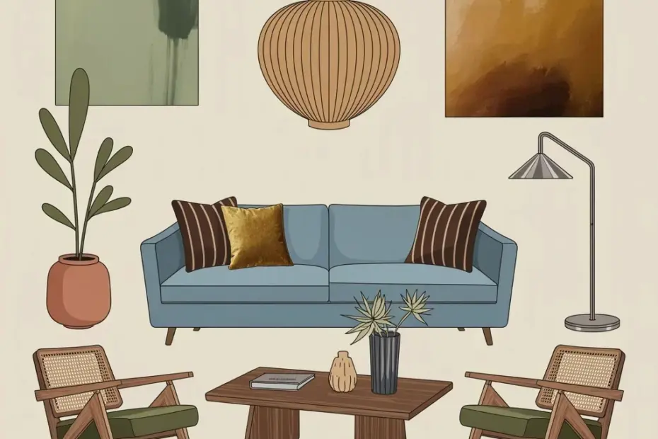 Layered Rug Styling for a Warm Modern Living Room | Winter Cozy Vibe