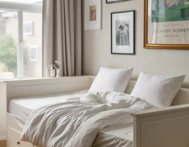 White Daybed Bedroom Decor: Avoid This One Gallery Wall Mistake