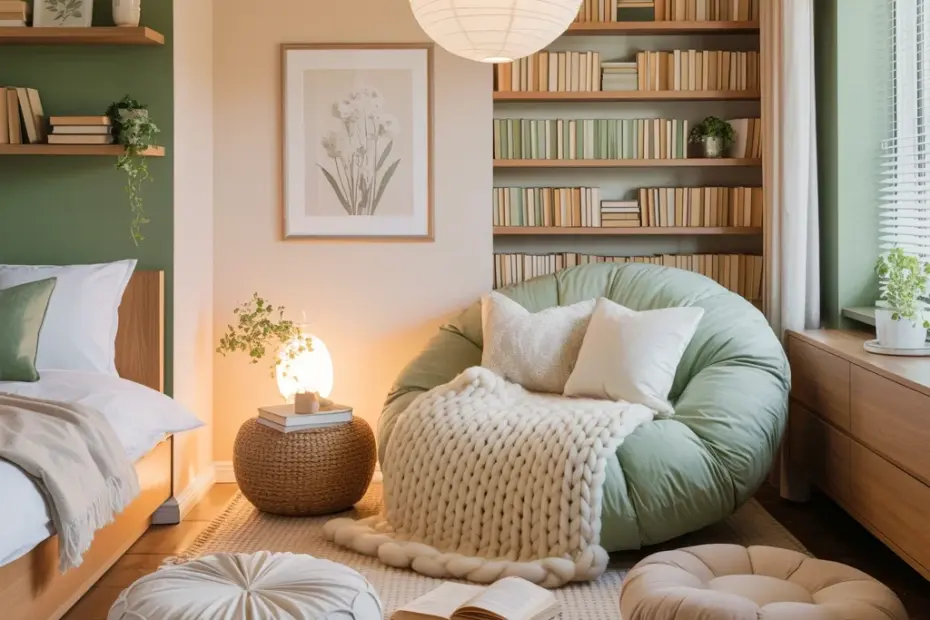 Japandi Bedroom Rug Moodboard | Minimalist Floor Decor Inspiration | Serene Bedroom Ideas