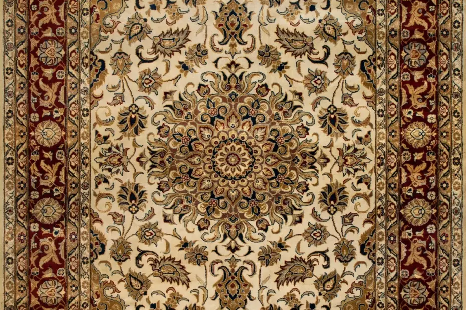 Area Rugs with Vintage Charm - This Elite Blue Rug is a Living Room Stunner